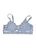 Kona Sol Stripes Blue Swimsuit Top Size 14 - photo 1