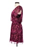 Express 100% Polyester Animal Print Pink Cocktail Dress Size XS - photo 5