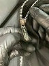 Vogue 100% Polyester Solid Black Track Jacket Size L - photo 8