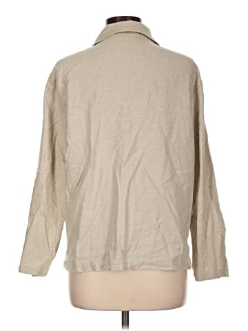 Kathie Lee 3/4 Sleeve Button-Down Shirt (view 2)