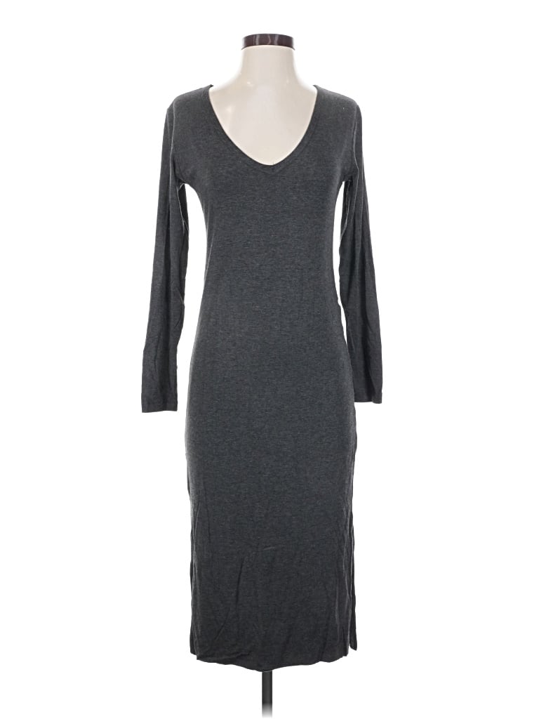 Pre-owned Amour Vert Casual Dress In Gray