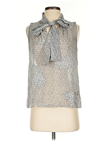 Rebecca Taylor Sleeveless Silk Top (view 1)