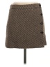 J.Crew Chevron-herringbone Brown Wool Skirt Size 4 (petite) - photo 1