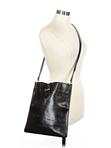 Longchamp leather foldable tote (view 2)