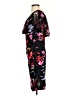 Connected Apparel Floral Black Cocktail Dress Size 4 - photo 5