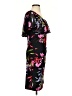Connected Apparel Floral Black Cocktail Dress Size 4 - photo 4
