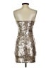 Missguided Metallic Silver Cocktail Dress Size 2 - photo 2