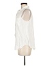 Rose + Olive 100% Rayon Ivory Sleeveless Button-Down Shirt Size M - photo 5