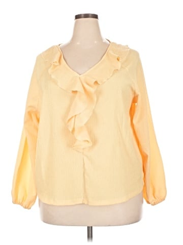 Ellos 3/4 Sleeve Blouse (view 1)