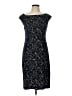 Connected Apparel Graphic Blue Cocktail Dress Size 12 - photo 1