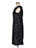 Connected Apparel Graphic Blue Cocktail Dress Size 12 - photo 5