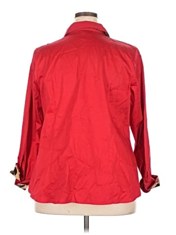 Lane Bryant 3/4 Sleeve Button-Down Shirt (view 2)