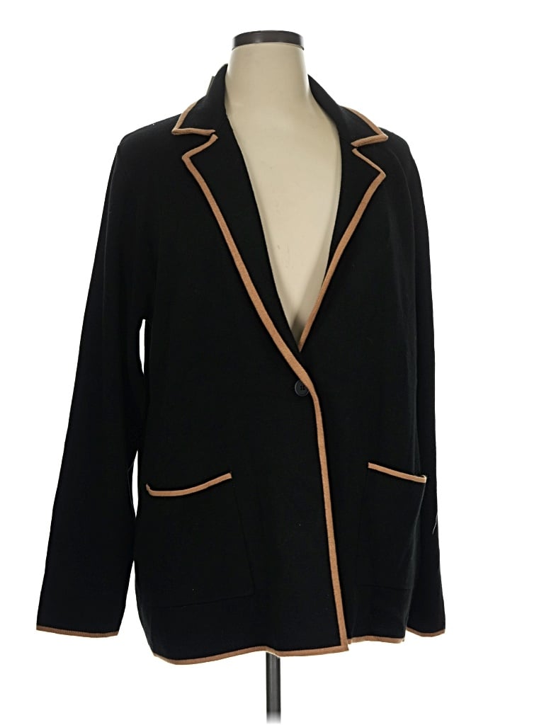 Max Studio Blazer Jacket In Black