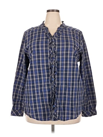 Laura Scott Long Sleeve Button-Down Shirt (view 1)