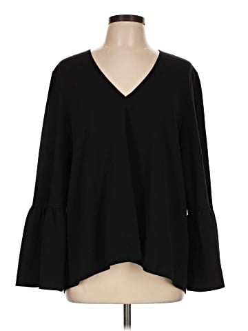 Tibi Long Sleeve Blouse (view 1)