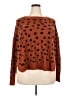 dip Polka Dots Brown Pullover Sweater Size 3X - photo 1