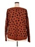 dip Polka Dots Brown Pullover Sweater Size 3X - photo 2