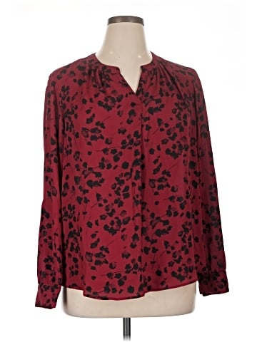 Simply Vera Vera Wang Long Sleeve Blouse (view 1)