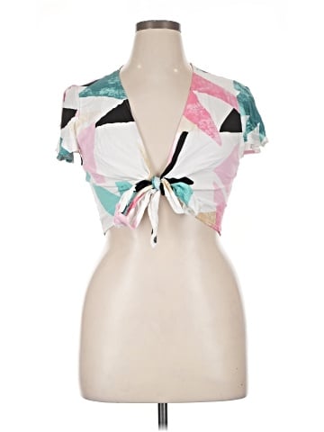 Lulus Short Sleeve Blouse (view 1)