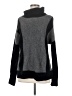 Max Studio Color Block Black Gray Wool Pullover Sweater Size M - photo 1