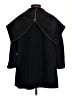 Cos 100% Cotton Black Coat Size XS - photo 2