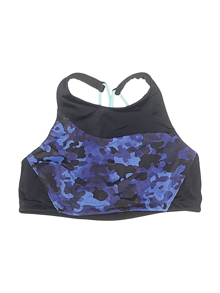 Pre-owned Athleta Swimsuit Top Blue Swimwear