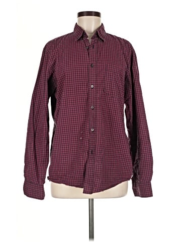 Uniqlo Long Sleeve Button-Down Shirt (view 1)