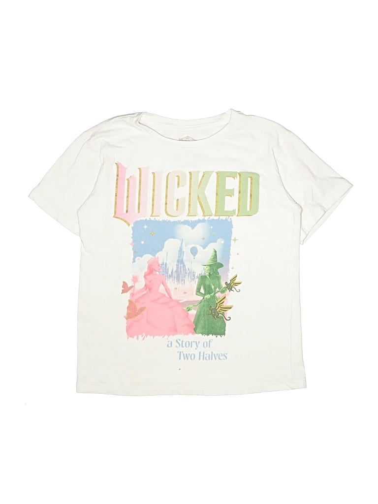 Pre-owned Wicked Kids' Short Sleeve T-shirt In Ivory