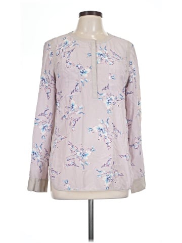 Rebecca Taylor Long Sleeve Silk Top (view 1)