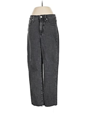 Madewell The Curvy Perfect Vintage Straight Jean in Lunar Wash (view 1)