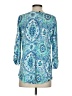 Talbots Blue 3/4 Sleeve Blouse Size S - photo 2