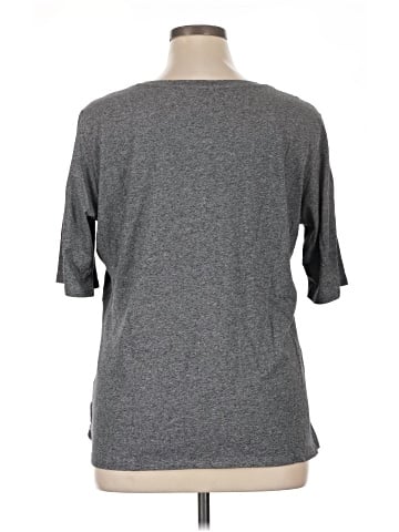 Christopher & Banks 3/4 Sleeve T-Shirt (view 2)
