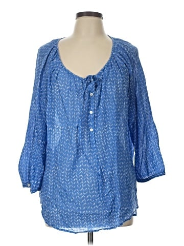 Ann Taylor LOFT 3/4 Sleeve Blouse (view 1)