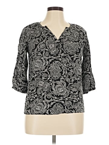 Ava Christine 3/4 Sleeve Blouse (view 1)
