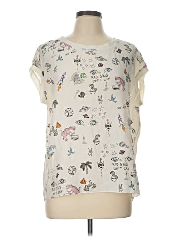 Sandro Short Sleeve Blouse (view 1)