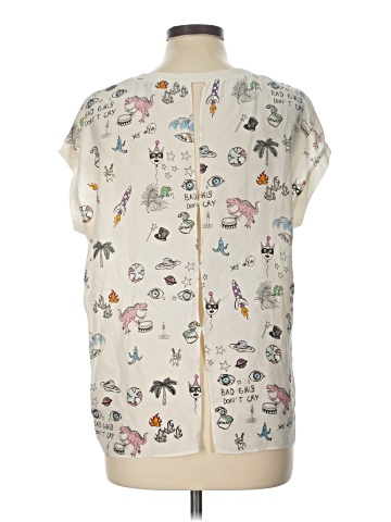 Sandro Short Sleeve Blouse (view 2)