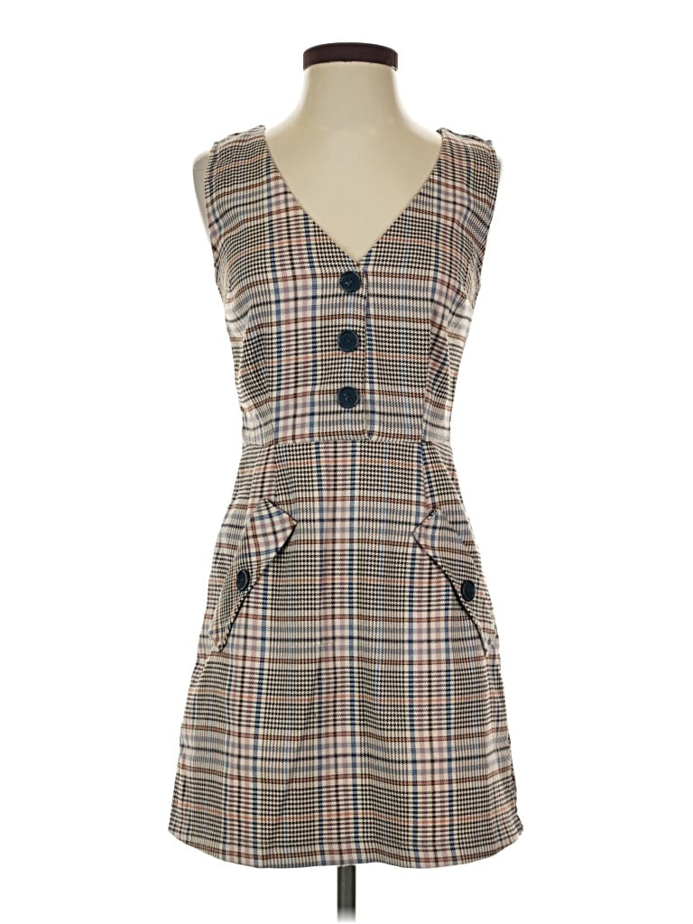 Pre-owned Modcloth Casual Dress In Tan