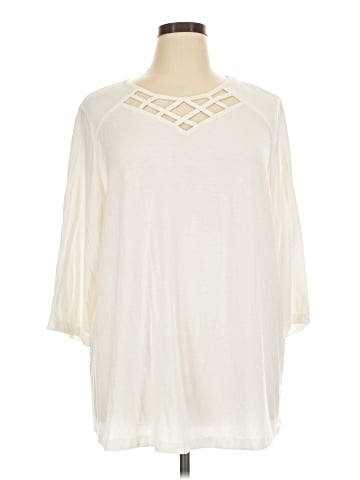 Catherines 3/4 Sleeve Blouse (view 1)