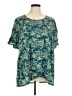 Catherines Teal Short Sleeve Blouse Size 1X - photo 1