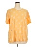 Catherines Yellow Short Sleeve Top Size 1X - photo 1