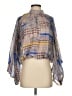 Easel Gray 3/4 Sleeve Blouse Size S - photo 1