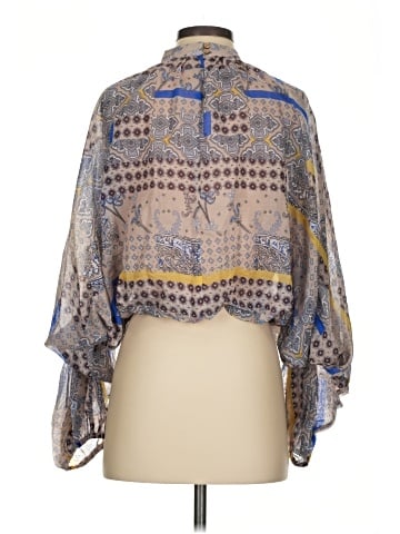 Easel 3/4 Sleeve Blouse (view 2)