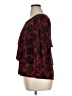 Notations 100% Polyester Red 3/4 Sleeve Top Size XL Petite - photo 5