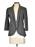 Topshop Polka Dots Gray Blazer Size 4 - photo 1