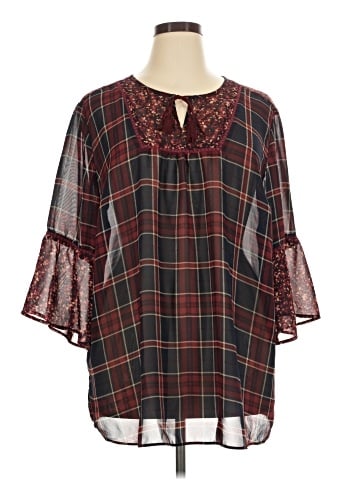 Catherines 3/4 Sleeve Blouse (view 1)