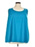 Catherines Teal Sleeveless T-Shirt Size 1X - photo 1