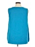 Catherines Teal Sleeveless T-Shirt Size 1X - photo 2