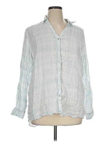 Jones New York 3/4 Sleeve Button-Down Shirt (view 1)