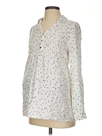 Motherhood Long Sleeve Blouse (view 1)
