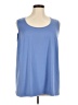 Catherines Blue Sleeveless T-Shirt Size 1X - photo 1